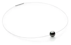 Ménard Halsreif Tahiti-Zuchtperle Anthrazit