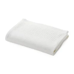 Manufactum Handtuch Waffelpiqué Halbleinen weiß Sale