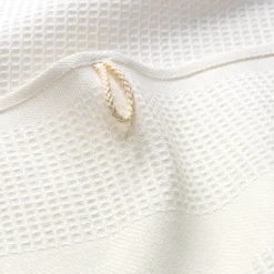 Manufactum Handtuch Waffelpiqué Halbleinen weiß Sale