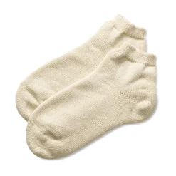 Hirsch Natur Haussocke Wolle und Seide Natur Online