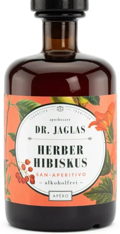 Dr. Jaglas Herber Hibiskus alkoholfreier Aperitif Sale