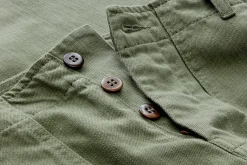 Pike Brothers Herren-Baumwollhose 1962 Oliv Clearance