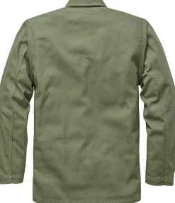 Pike Brothers Herren-Baumwolljacke 1962 Oliv Clearance