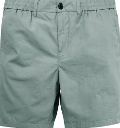 Knowledge Cotton Apparel Herren-Baumwollshorts Hellgrün Sale