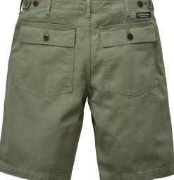 Pike Brothers Herren-Baumwollshorts 1962 Oliv Clearance