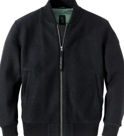 LangerChen Herrenblouson Wolle Schwarz Online