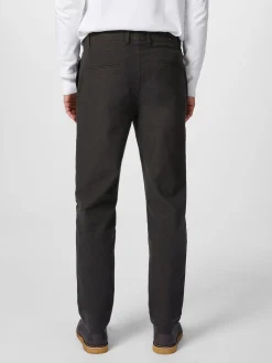 Knowledge Cotton Apparel Herrenchino Fischgrat Braun New