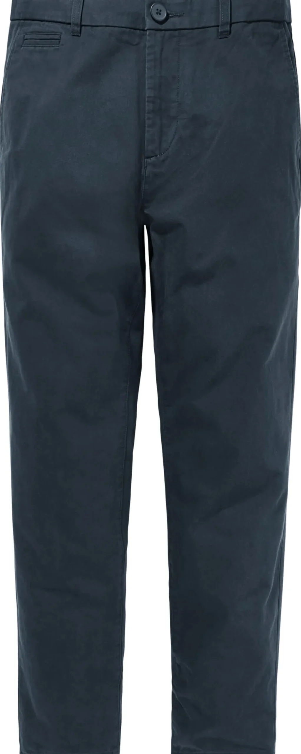 Knowledge Cotton Apparel Herren-Chinohose Twill Dunkelblau Clearance