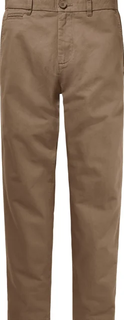 Knowledge Cotton Apparel Herren-Chinohose Twill Camel