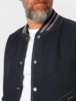 Tellason Herren-Collegejacke Dunkelblau Discount