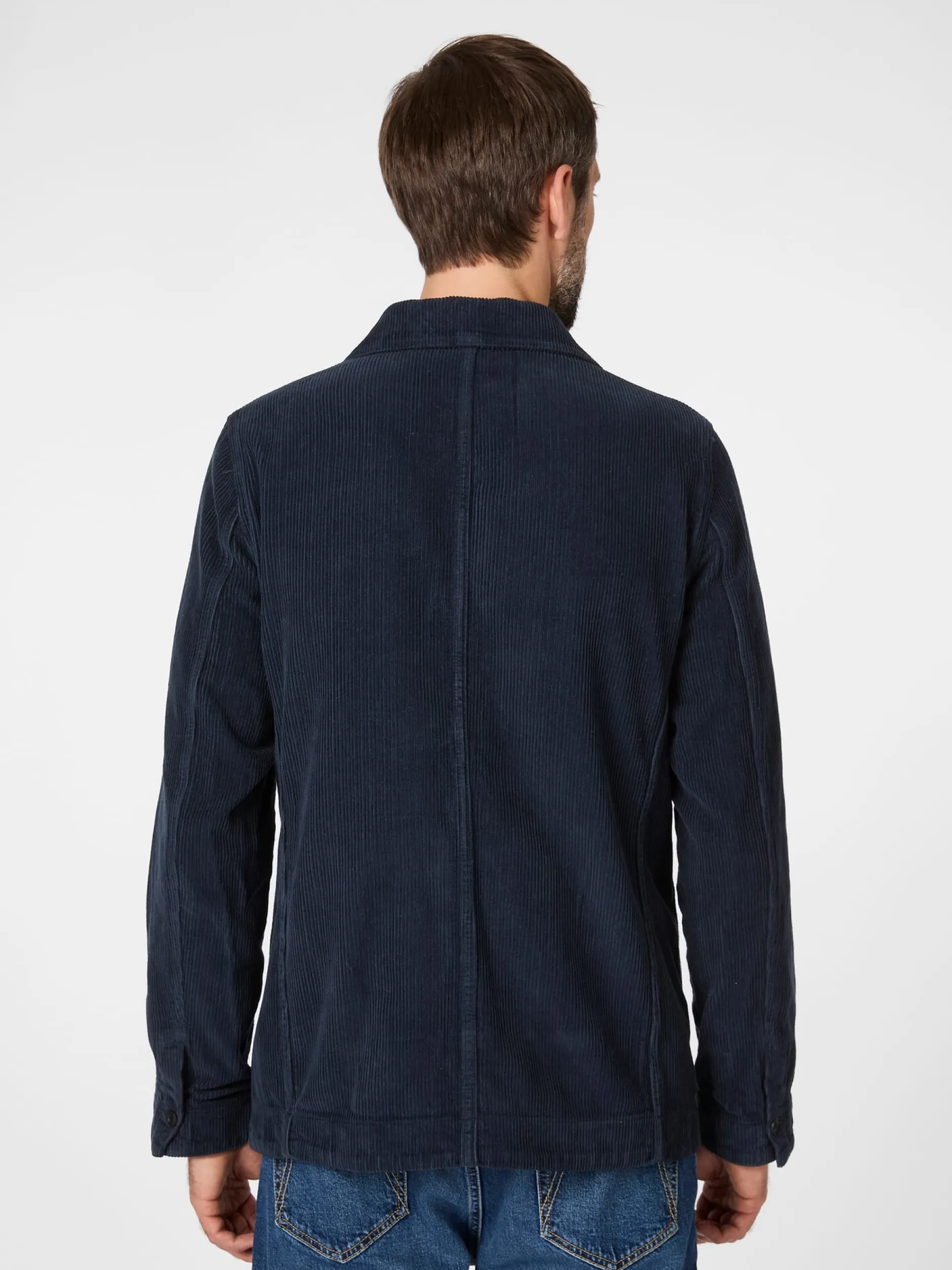 Blue de Gênes Herren-Cordblazer Blau Clearance