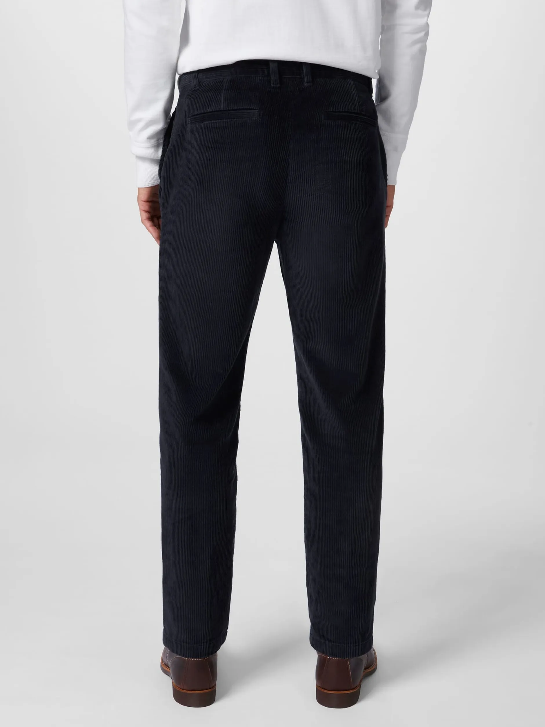 Knowledge Cotton Apparel Herren-Cordchino Dunkelblau Best