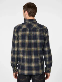 Knowledge Cotton Apparel Herren-Flanellhemd kariert Sale