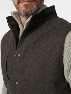 About Companions Herren-Flanellweste Braun Clearance