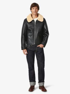 Manufactum Herren-Fliegerjacke Schwarz Best