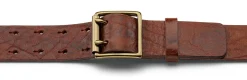 Ludwig Schröder Herrengürtel Doppeldorn Braun New