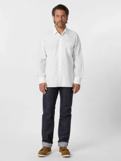 Pike Brothers Herrenhemd Chambray 1947 Weiß Clearance