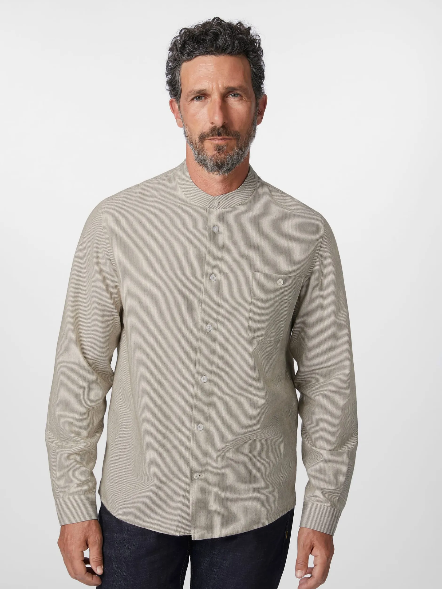 About Companions Herrenhemd feingestreift Sale