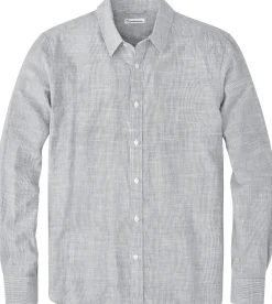 Knowledge Cotton Apparel Herrenhemd gestreift Hot