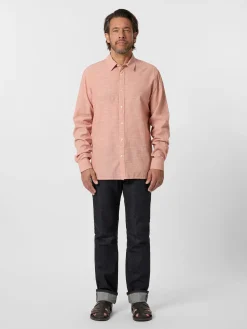 Knowledge Cotton Apparel Herrenhemd gestreift Online