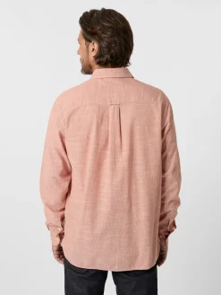 Knowledge Cotton Apparel Herrenhemd gestreift Online