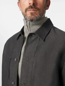 About Companions Herren-Hemdjacke Anthrazit