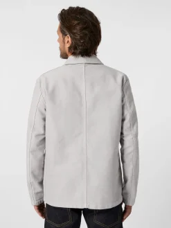 Vetra Herren-Hemdjacke Moleskin Hellgrau New