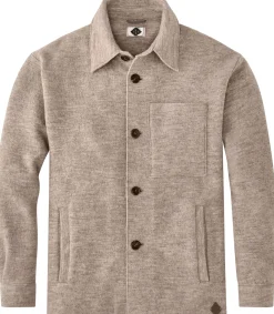 Stapf Herren-Hemdjacke Wollwirk Sand Sale