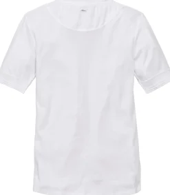 Schiesser Herren-Henley-Shirt Halbarm Weiß Online