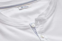 Schiesser Herren-Henley-Shirt Halbarm Weiß Online