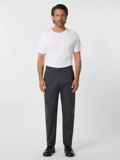 Hannes Roether Herrenhose Baumwolle Dunkelgrau Hot