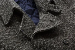 Herrenkleiderfabrik Kastell Herrenjacke Doppelreiher Graumelange Sale