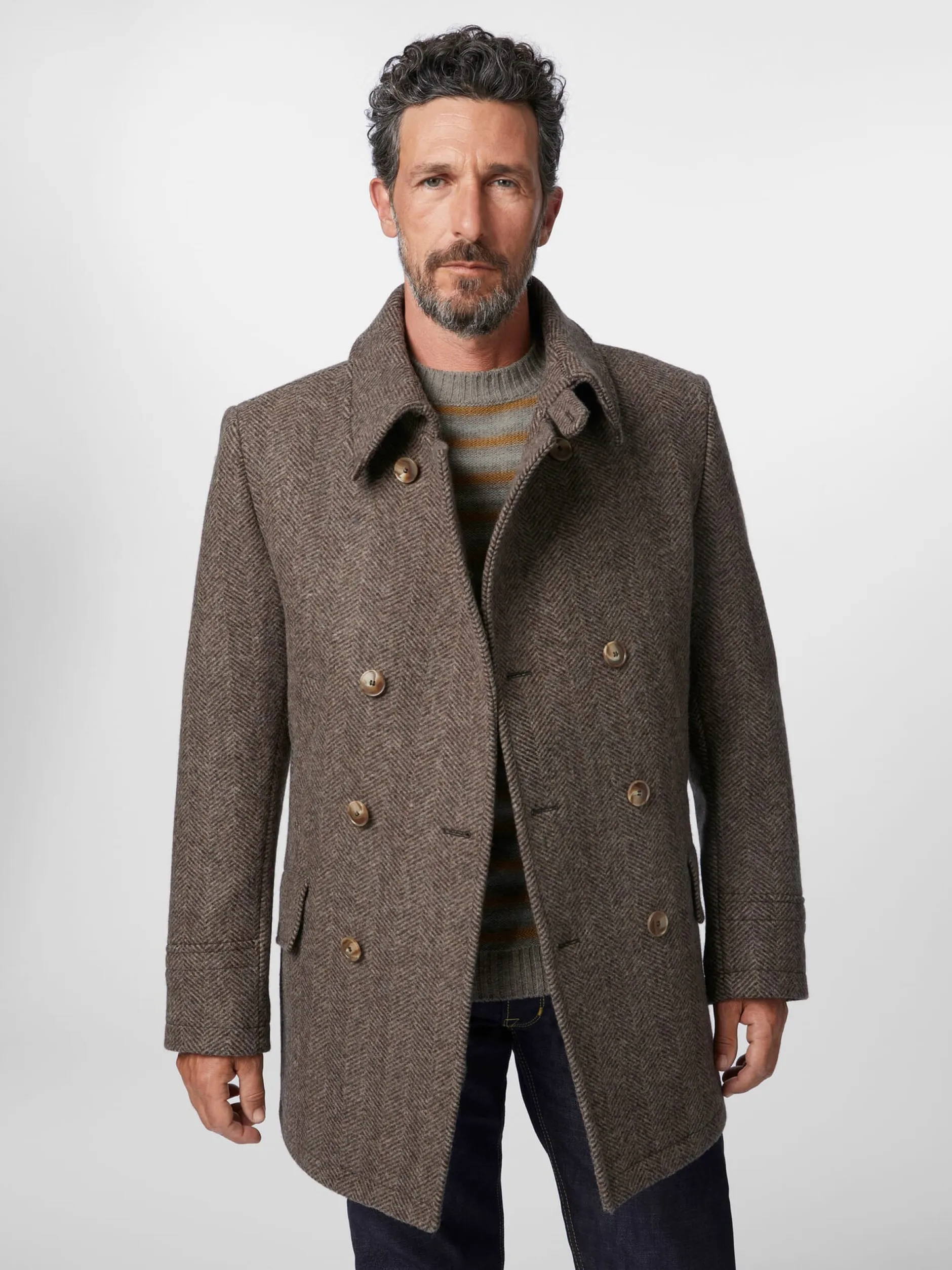 Herrenkleiderfabrik Kastell Herrenjacke Doppelreiher