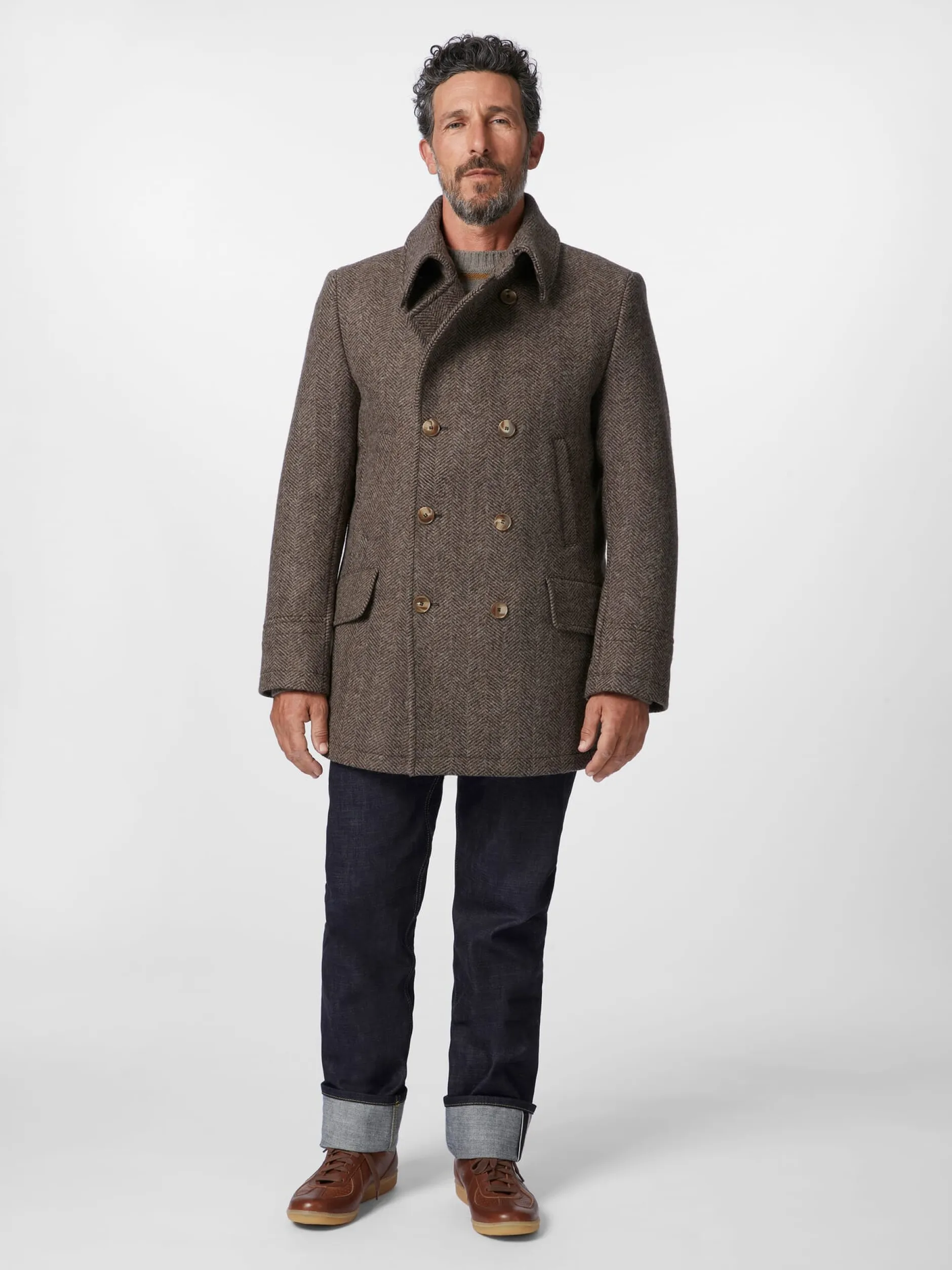 Herrenkleiderfabrik Kastell Herrenjacke Doppelreiher