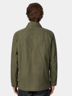 L’impermeabile Herrenjacke gewachst Oliv Sale