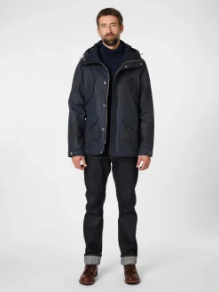 Manifattura Ceccarelli Herrenjacke wattiert Navy Outlet