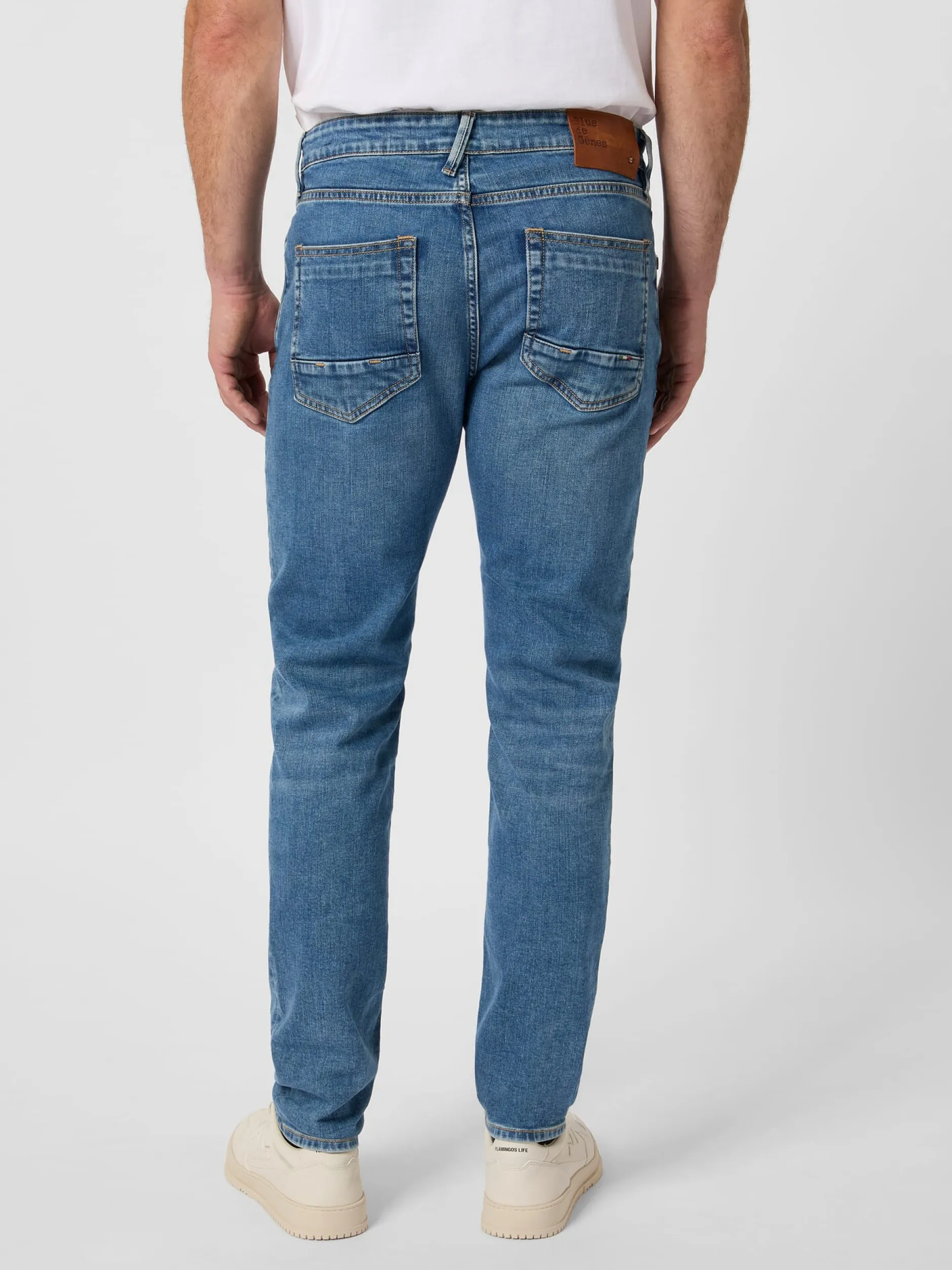 Blue de Gênes Herrenjeans Regular Slim Fit Discount