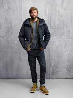 Blue de Gênes Herrenjeans Regular Slim Fit Denim Discount