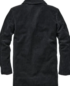 Vetra Herren-Kabanjacke Cord Schwarz Discount