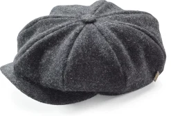 Diefenthal 1905 Herrenkappe Harris-Tweed Anthrazit Sale