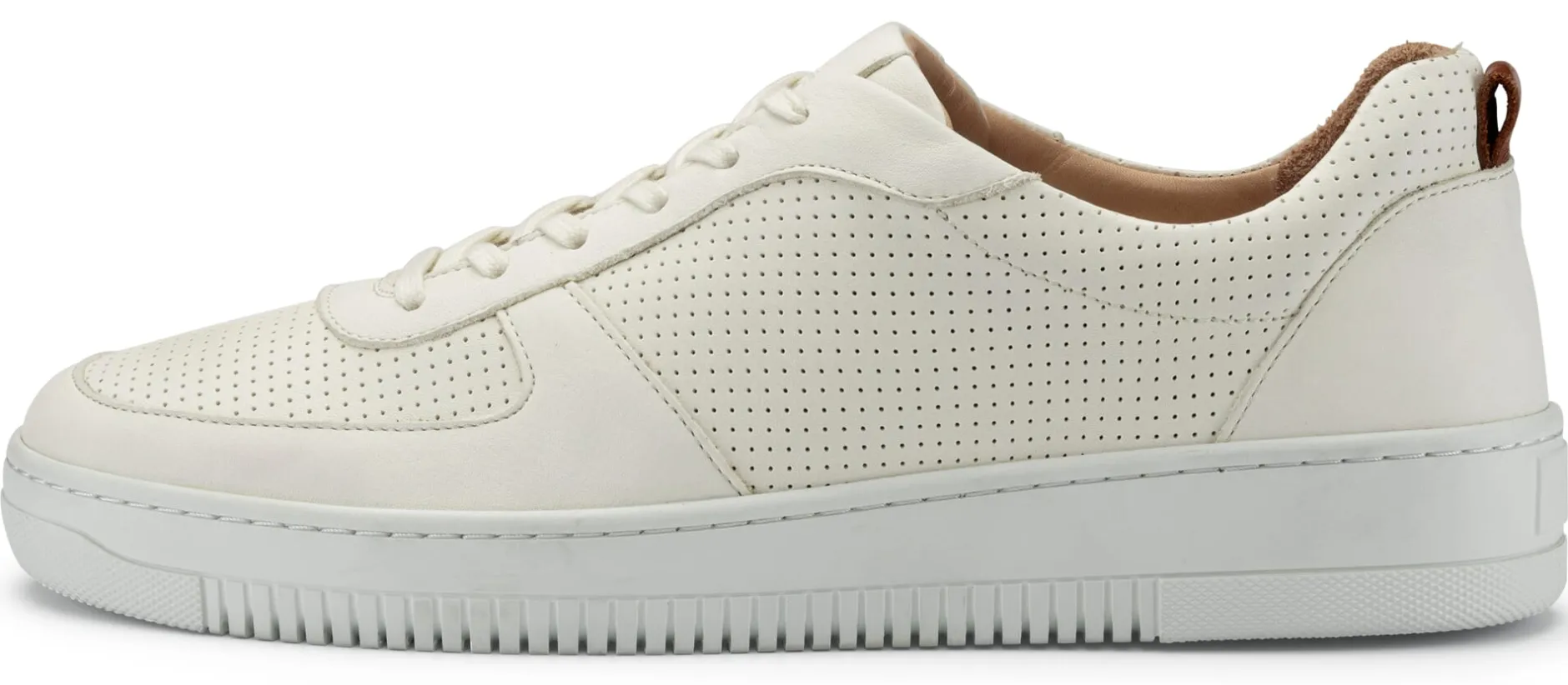 Werner Schuhe Herren-Ledersneaker Natur Outlet