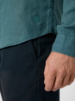 Blue de Gênes Herren-Leinenhemd Best