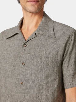 Pike Brothers Herren-Leinenhemd Halbarm 1947 Discount