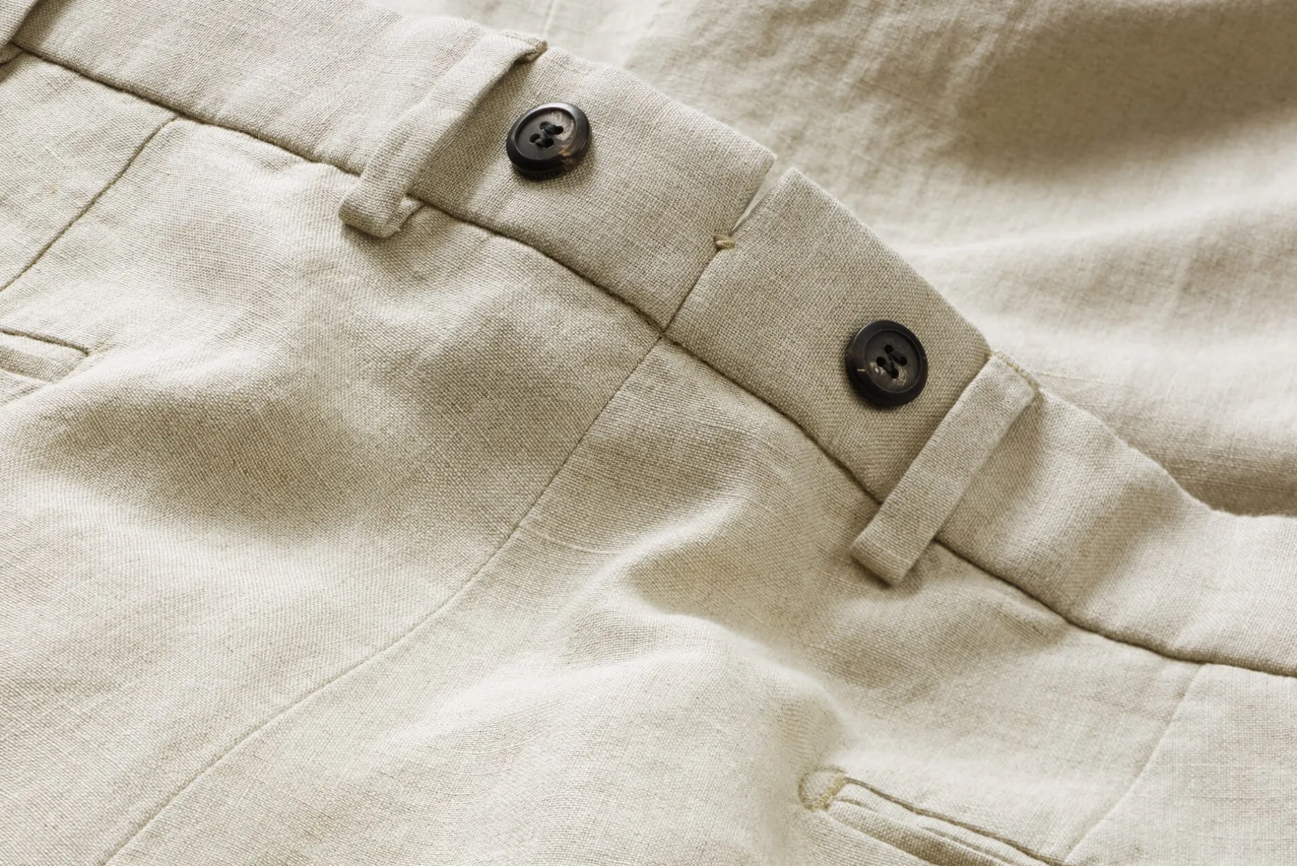 Hiltl Herren-Leinenhose Natur