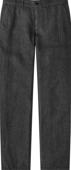 Manufactum Herren-Leinenhose Schwarzblau New