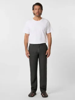 Manufactum Herren-Leinenhose Schwarzblau New