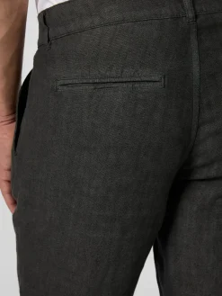 Manufactum Herren-Leinenhose Schwarzblau New