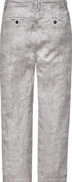 Hannes Roether Herren-Leinenhose Graumelange Discount