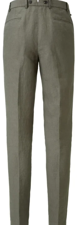 Hiltl Herren-Leinenhose Oliv Clearance