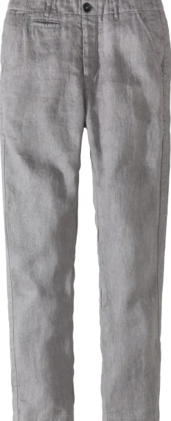 Hannes Roether Herren-Leinenhose Graumelange New